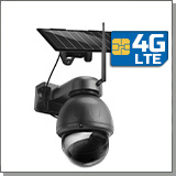 Уличная автономная поворотная 4G-LTE AOV камера 3Мп «CamHi Pro HSD38G-3.0-4G» с солнечной батареей 8Вт