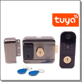 TUYA/Wi-Fi биометрический накладной электромеханический замок «HDcom AX166-Tuya»