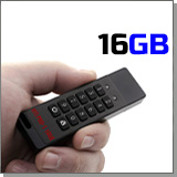 USB флэшка на 16GB с аппаратным шифрованием и паролем «HTI PRO-1 16GB»
